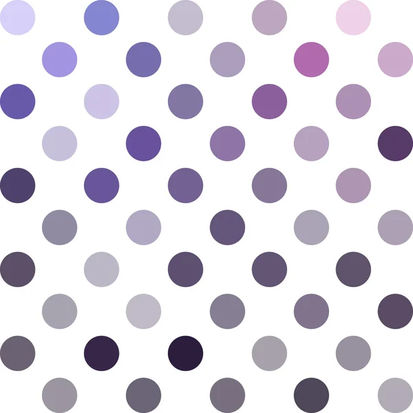 Paarse Polka Dots achtergrond, creatief ontwerpsjablonen — Stockvector