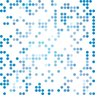 Mavi rastgele noktalar arka plan, yaratıcı tasarım şablonları