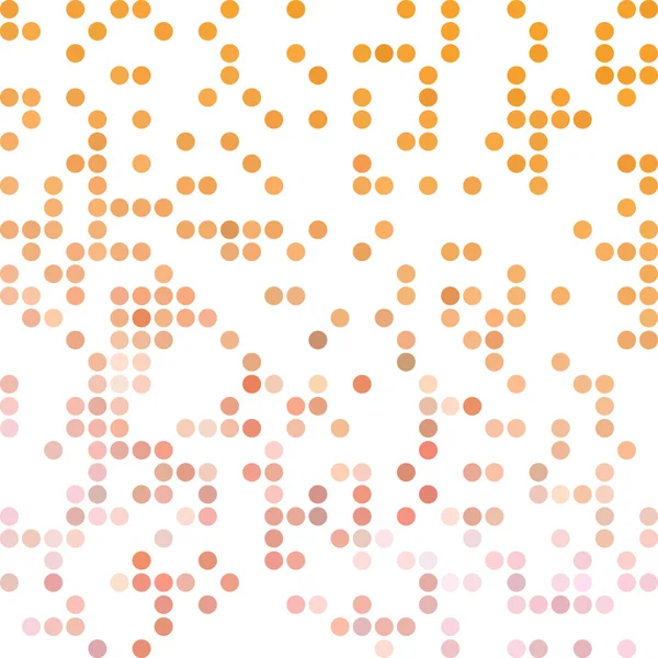 Fond de points aléatoires orange, Modèles de conception créative — Image vectorielle