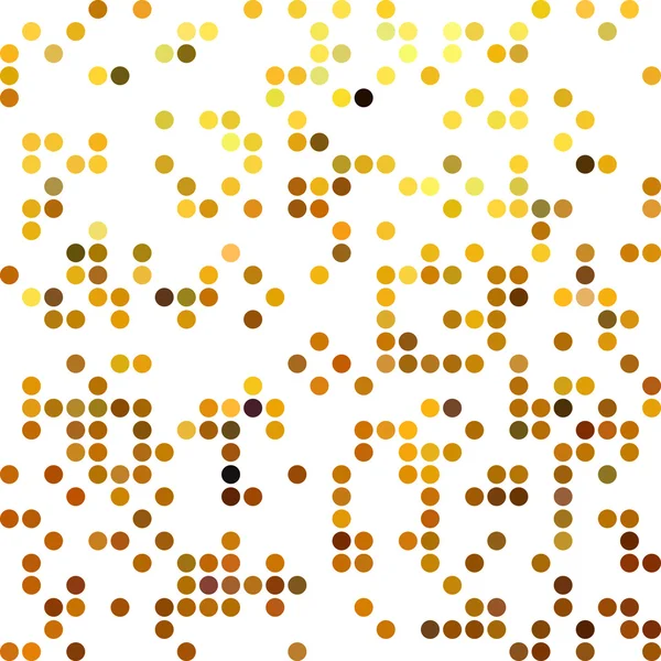 Fond de points aléatoires jaunes, Modèles de conception créative — Image vectorielle