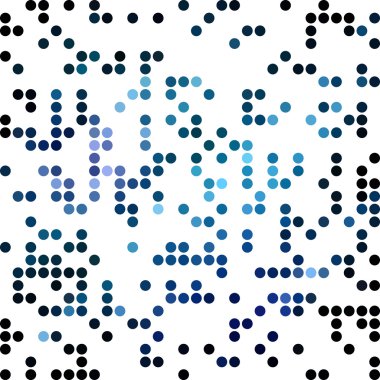 Mavi rastgele noktalar arka plan, yaratıcı tasarım şablonları