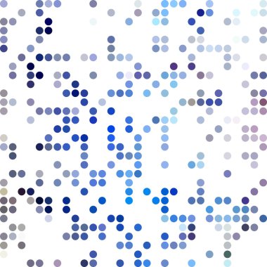 Mavi rastgele noktalar arka plan, yaratıcı tasarım şablonları