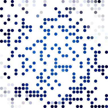 Mavi rastgele noktalar arka plan, yaratıcı tasarım şablonları