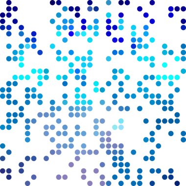 Mavi rastgele noktalar arka plan, yaratıcı tasarım şablonları