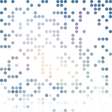 Mavi rastgele noktalar arka plan, yaratıcı tasarım şablonları