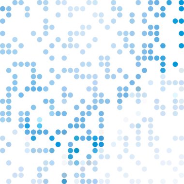 Mavi rastgele noktalar arka plan, yaratıcı tasarım şablonları