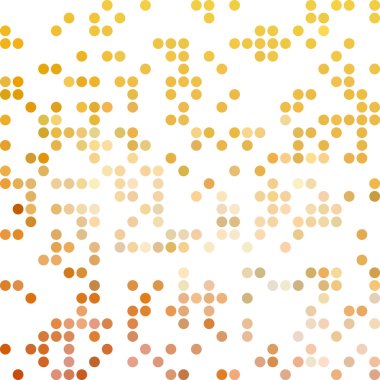 Sarı rastgele noktalar arka plan, yaratıcı tasarım şablonları