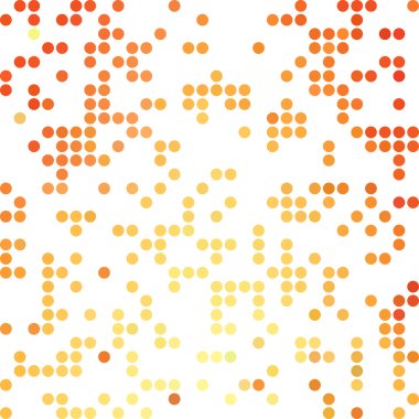 Turuncu rastgele noktalar arka plan, yaratıcı tasarım şablonları