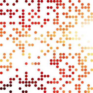 Turuncu rastgele noktalar arka plan, yaratıcı tasarım şablonları