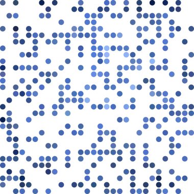 Mavi rastgele noktalar arka plan, yaratıcı tasarım şablonları