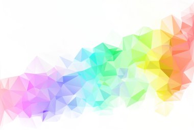 Renkli poligonal mozaik arka plan yaratıcı tasarım şablonları