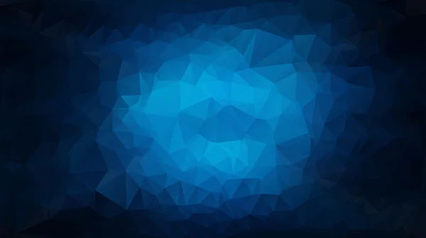Fundo de mosaico poligonal azul, modelos de design criativo — Vetor de Stock