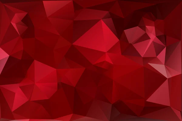 Red Polygonal Mosaic Background, Creative Design Templates — Stock Vector