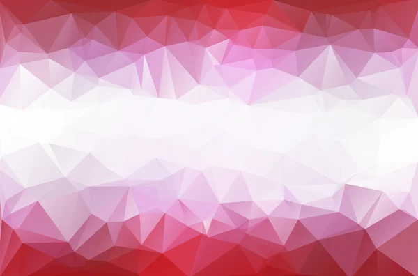 Pinker polygonaler Mosaik-Hintergrund, kreative Design-Vorlagen — Stockvektor