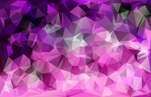 Fondo de mosaico poligonal púrpura, plantillas de diseño creativo — Vector de stock