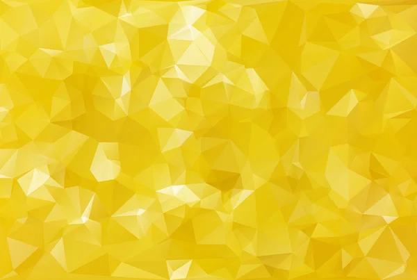 Fond de mosaïque polygonale jaune, Modèles de conception créative — Image vectorielle