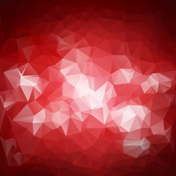 Red sfondo mosaico poligonale, Modelli di design creativo — Vettoriale Stock