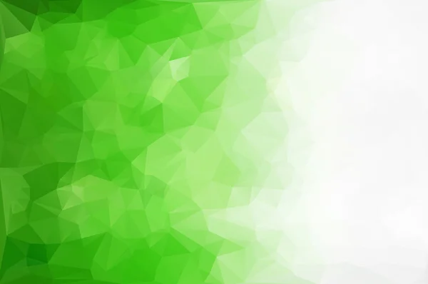 Verde sfondo mosaico poligonale, Modelli di design creativo — Vettoriale Stock
