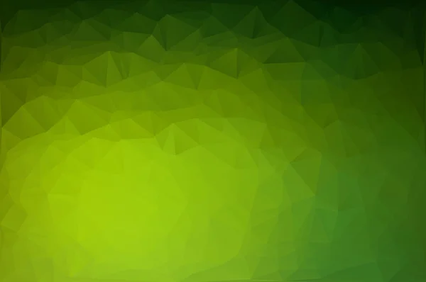 Groene veelhoekige mozaïek achtergrond, creatieve design sjablonen — Stockvector