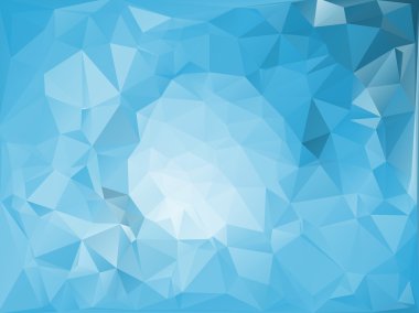 mavi çokgen mozaik arkaplan, yaratıcı tasarım şablonları