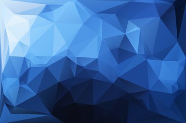 mavi çokgen mozaik arkaplan, yaratıcı tasarım şablonları