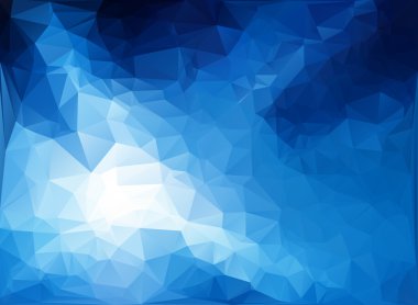 mavi çokgen mozaik arkaplan, yaratıcı tasarım şablonları