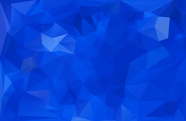 Fondo de mosaico poligonal azul, plantillas de diseño creativo — Archivo Imágenes Vectoriales