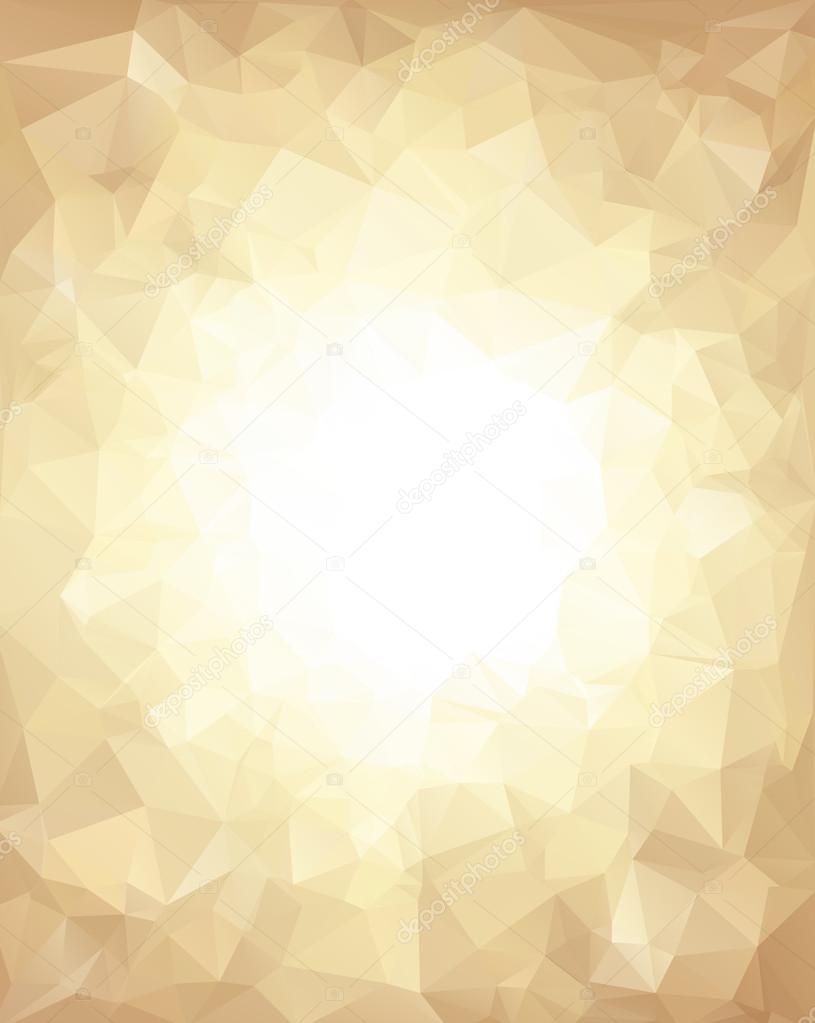 Brown Polygonal Mosaic Background, Creative Design Templates