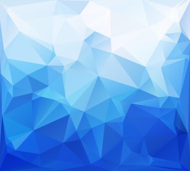 mavi çokgen mozaik arkaplan, yaratıcı tasarım şablonları