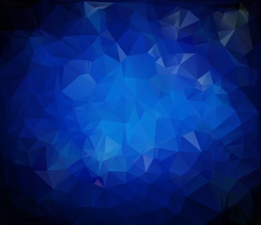 mavi çokgen mozaik arkaplan, yaratıcı tasarım şablonları