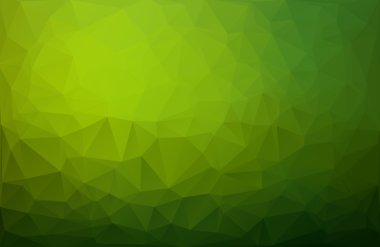 Yeşil Çokgen Mozaik Arkaplan, Yaratıcı Tasarım Şablonları