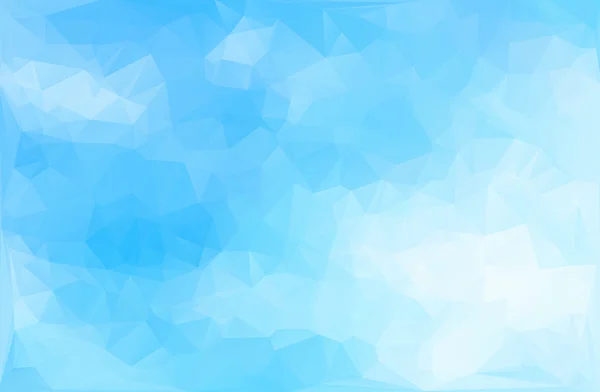 Blue Polygonal Mosaic Background, Creative Design Templates — Stock Vector