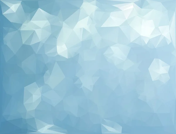 Sfondo mosaico poligonale blu, modelli di design creativo — Vettoriale Stock