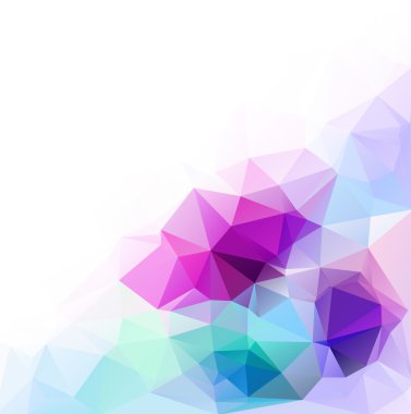 Renkli poligonal mozaik arka plan yaratıcı tasarım şablonları