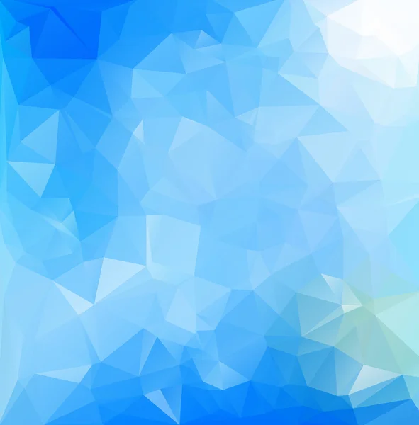 Mavi çokgen mozaik arkaplan, yaratıcı tasarım şablonları — Stok Vektör