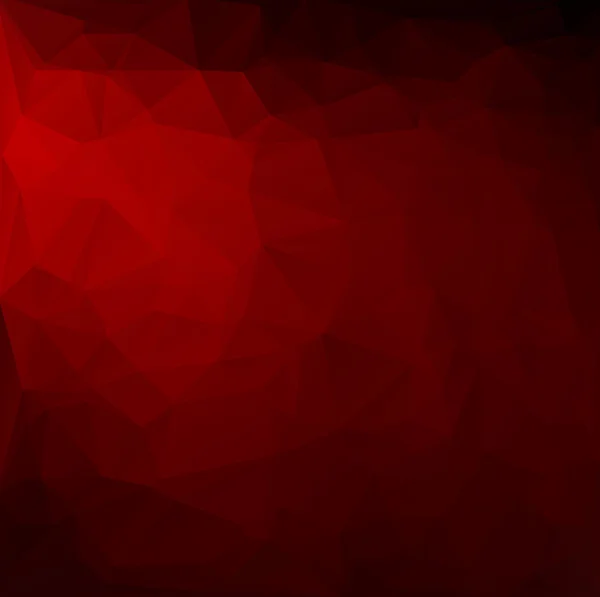 Red Polygonic Mosaic Background, Creative Design Template — 스톡 벡터