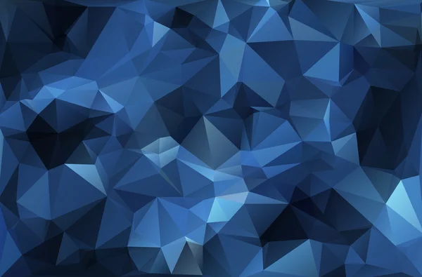 Fundo de mosaico poligonal azul, modelos de design criativo — Vetor de Stock