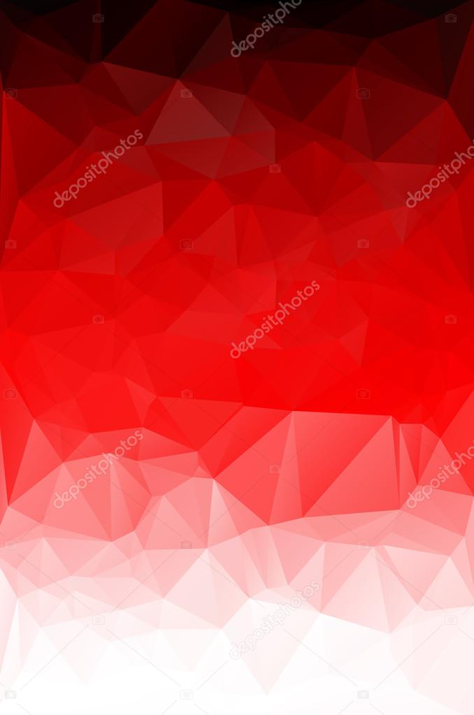 Red Polygonal Mosaic Background, Creative Design Templates