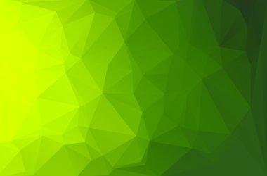 Yeşil Çokgen Mozaik Arkaplan, Yaratıcı Tasarım Şablonları