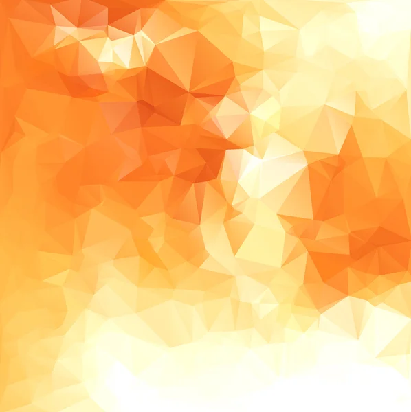 Fondo de mosaico poligonal naranja, plantillas de diseño creativo — Vector de stock