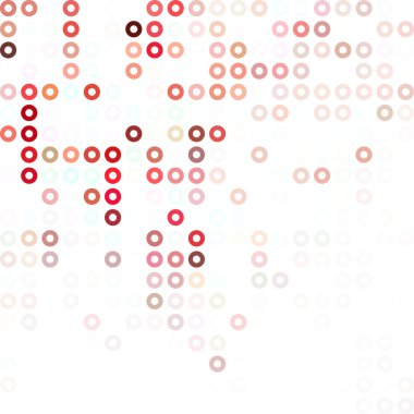 Kırmızı Donuts arka plan, yaratıcı tasarım şablonları