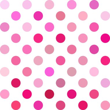 Pink Polka Dots Background, Creative Design Templates