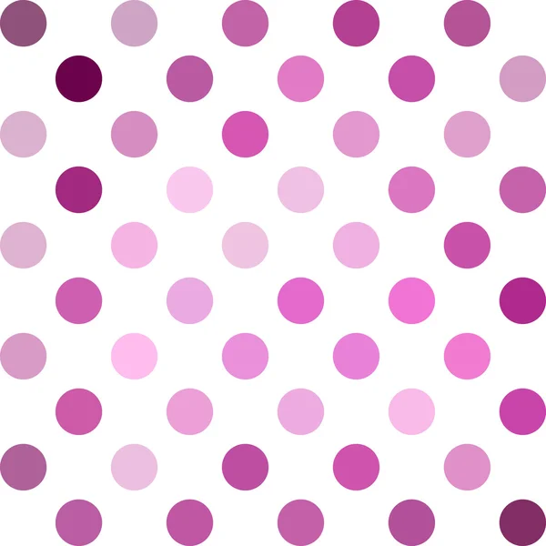 Paarse Polka Dots achtergrond, creatief ontwerpsjablonen — Stockvector