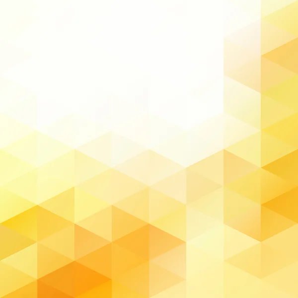 Żółta siatka Mozaika Tło, Kreatywne szablony projektu — Wektor stockowy