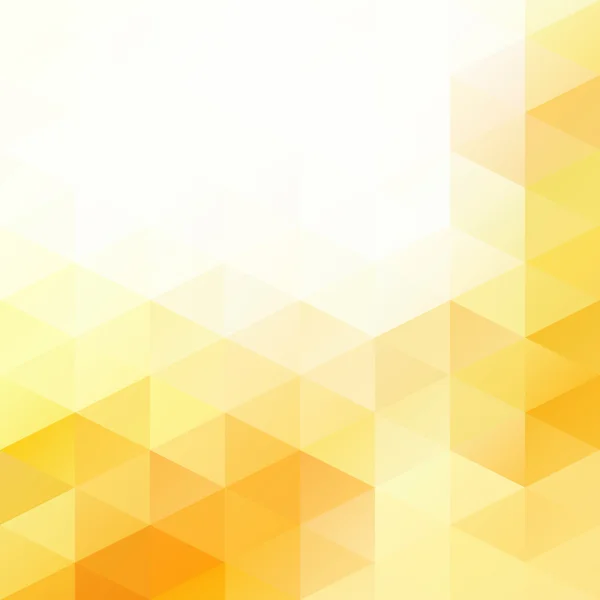 Yellow Grid Mosaic Background, Creative Design Templates — Stock Vector