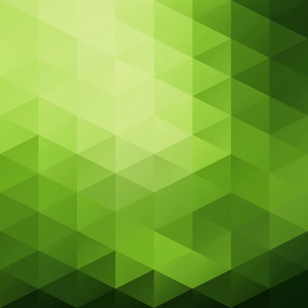 Yeşil Izgara Mozaik Arkaplan, Yaratıcı Tasarım Şablonları — Stok Vektör