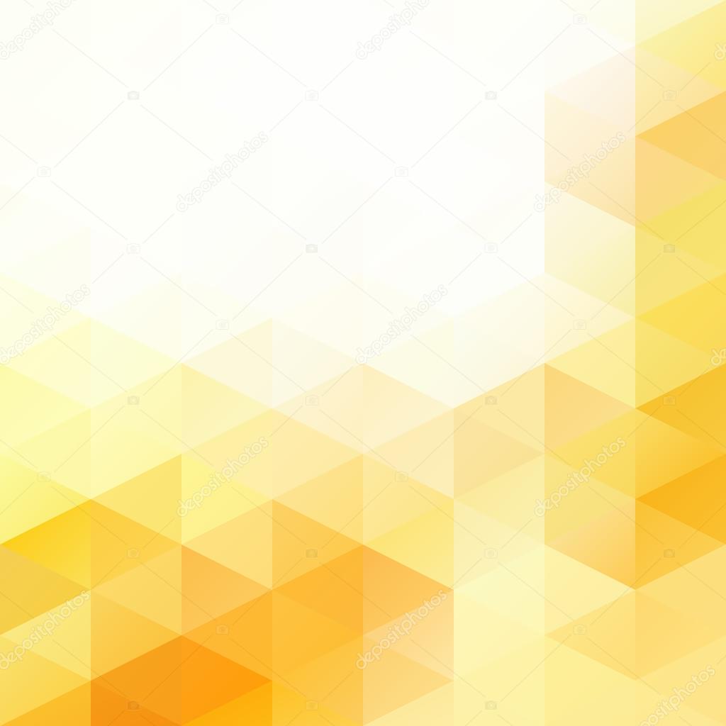 Yellow Grid Mosaic Background, Creative Design Templates