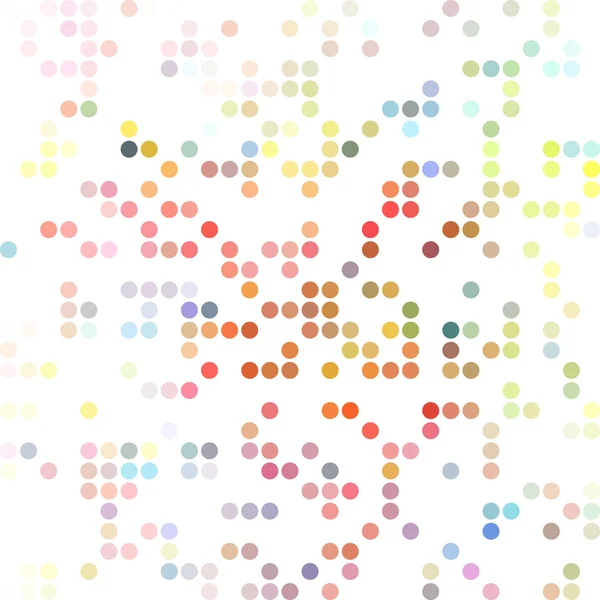 Fond de points aléatoires colorés, Modèles de conception créative — Image vectorielle