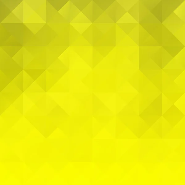 Yellow Grid Mosaic Background, Creative Design Template — 스톡 벡터