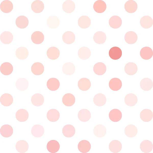 Pink Polka Dots Background, Creative Design Templates — Stock Vector